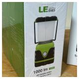(3pc) LED CAMPING LANTERNS  | All in original box, Lighting Ever lanterns of small size - h. 8 in. (