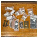 REJUVENATION HARDWARE ITEMS  | Including vintage style switch plate covers, brass door stops and oth