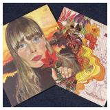 (2pc) JONI MITCHELL VINYL  | Vinyl record albums by Joni Mitchell, including her self-titled album (