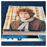 (5pc) BOB DYLAN ALBUMS  | Vinyl record albums, including: Blonde on Blonde; The Times They Are a Cha