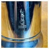 BIALETTI ESPRESSSO MAKER  | Stainless steel induction espresso pot with a black handle - h. 9 in.