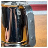 BIALETTI ESPRESSO MAKER  | Stainless steel with a black handle - h. 7 in.