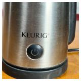KEURIG HEATED MILK FROTHER  | Stainless steel electric milk frothing pot - h. 7.5 in.