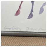 CAROL GRIGG POSTER | Framed poster for the Gango Gallery, Portland, Oregon, showing riders on horses