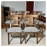 (5pc) BASSETT DINING CHAIRS  | Set of "Baxter" Bench Made dining chairs from Bassett Furniture, incl