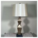 POSSINI TWISTED BASE LAMP  | Possini Euro Design "Helen Gold Twist Table Lamp" - a medium size lamp 