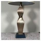Possini Euro Design "Helen Gold Twist Table Lamp" - a medium size lamp with twisted form base having
