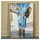 COLLEEN KARIS FASHION PRINT  | Fashion canvas print of a painting, by Colleen Karis designs - w. 24 