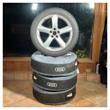 (4pc) AUDI SNOW TIRES & WHEELS  | 235/50R19, five lugs