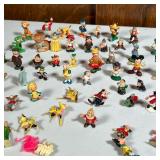 LARGE GROUP EARLY DISNEY & OTHER FIGURES  |  Painted formed plastic figures including Snow White, Go