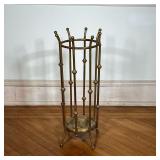 BRASS UMBRELLA STAND  |  Splayed feet - h. 19.75 x dia. 12.5 in.