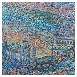 BEATRICE BESCOND (FRENCH, B. 1956)  |  Mythological scene Acrylic on canvas Painting by Béatrice Bes