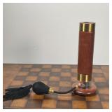 PARETTI FEATHER & LEATHER VINTAGE KALEIDOSCOPE   |  Discontinued vintage kaleidoscope, brown leather