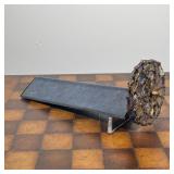 FANTASY GLASS KALEIDOSCOPE  |  Lesley and Obe 1987 Made in USA - h. 12 x dia. 5.5 in.