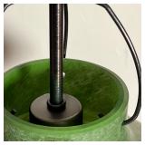 VETRI SOFFIATI GREEN GLASS FIXTURE  |  CXNY designs, Murano glass ceiling light fixture, not mounted