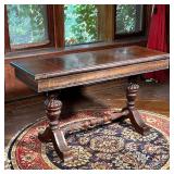 EMPIRE CONSOLE TABLE  |  Trestle form carved base - l. 54 x w. 20 x h. 30 in.