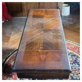 EMPIRE CONSOLE TABLE  |  Trestle form carved base - l. 54 x w. 20 x h. 30 in.