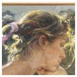 Embellished serigraph on board, signed lower right and numbered lower left, ed. 139/160; sight 14.75