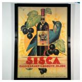 SISCA POSTER Cassis Lejay Lagoute Dijon reproduction poster - w. 29-1/2 x h. 40-1/4 in.