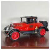 JIM BEAM DECANTER  | CFD "Fire Chief" Ford Model A whiskey decanter, circa 1928 - h. 6 1/2 x l. 14 1