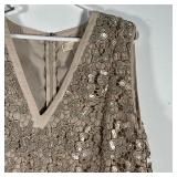 MICHAEL KORS DRESS  |   Sequined dress with shaped hem; size 14