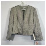 ZOLA EVENING TOP & JACKET  |   Two piece matching set, fancy beaded shirt and matching jacket in "ce