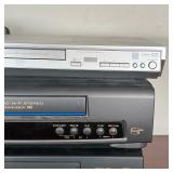 (3pc) DVD PLAYER & VHS PLAYERS  |   Panasonic DVD Player, Panasonic VHS Player, and Toshiba VHS Play