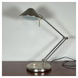 MODERN DESK LAMP  |   Chrome articulating table lamp