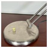 MODERN DESK LAMP  |   Chrome articulating table lamp