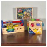(3pc) CHILDRENS TOYS  |   Including a Melissa & Doug Tool Kit and others