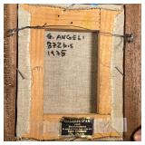 GUERINO ANGELI (b. 1926)  |   Tabletop Still Life showing an egg cup, pepper grinder, and funnel Sig