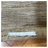 CAROL SCHWARTZOTT (b. 1945)  |   Untitled Woven cotton and linen thread Wall hanging with tassels an