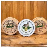 (12pc) ASSIETTES CHASSE  | Two boxes of Porcelaine d