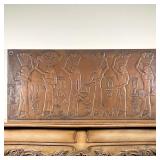EGYPTIAN STYLE METAL PLAQUE  | "Ateliers d