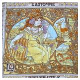 ART NOUVEAU SILK SCARF  | "L