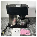 BUNN COFFEE MAKER  | Stainless steel coffee maker with 10 cup glass coffee pot - l. 13 1/2 x w. 7 x 