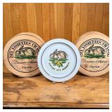 (12pc) LARGE ASSIETTES CHASSE  | Two boxes of Porcelaine d