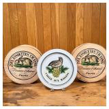 (12pc) ASSIETTES CHASSE  | Two boxes of Porcelaine d