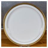 TIFFANY & CO PLATTER  | Porcelain platter with gilt rim - dia. 12.5 in.
