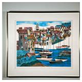 ITALIAN VILLAGE LITHOGRAPH  | Pencil signed lower right, titled lower center, numbered lower left, e