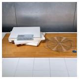 (3pc) CUISINART CAKE RACKS  | Round stainless steel cake racks, in original boxes - dia. 13 in.