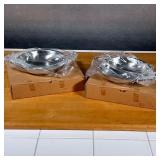 (2pc) SMALL CUISINART PANS  | Stainless steel made in France - w. 9 x dia. 6.25 in.