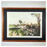 J.F. HERRING, SR. ENGRAVING | "Fox Hunting. Full Cry." - London, pub. November 1, 1846 by Billy Bros