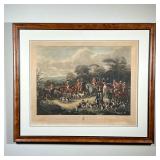 C. AGAR / F. BROMLEY ENGRAVING | "The Bury Hunt" proof printed by Brookes & Harrison, pub. by Ackerm