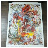 JACKSON POLLOCK LITHOGRAPH | Jackson Pollock Number 31 poster printed by Multipla, SPA, Italy