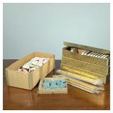 (80+PC) VINTAGE ZIPPO LIGHTERS | Over 80 vintage zippo lighters in original boxes with "AM" in a cre