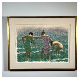 JOSEPH HIRSCH (American, 1910-1981) | September Morn Lithograph in colors on paper w. 24 x h. 17 (su