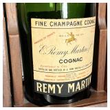 / base, with a Remy Martin finial - l. 16 x w. 10 x h. 35 in. (overall)