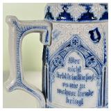 (one missing); depicting drinking scenes, horse scenes, and castle scenes - h. 8 x dia. 4.5 in.(1L) 