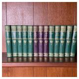 (13pc) HARVARD CLASSICS SET | P.F. Collier & Son, including volumes 21-30, 34, 36, 40 - w. 5.75 x h.